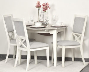 Seawinds Islamorada Drop Leaf Dining Table Dapple Grey Finish