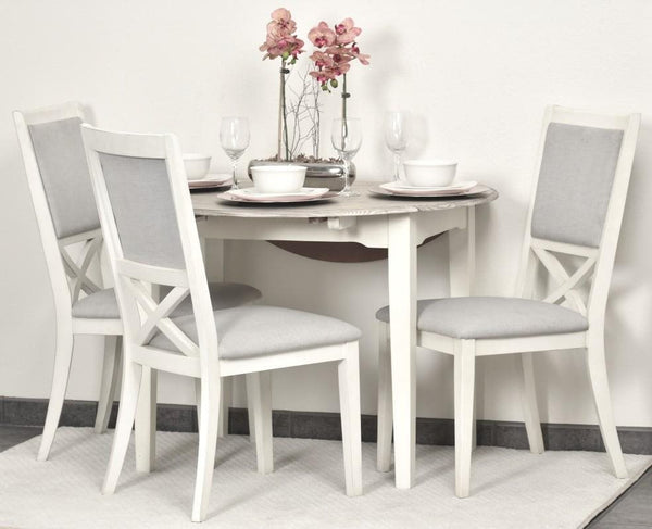 Seawinds Islamorada Drop Leaf Dining Table Dapple Grey Finish