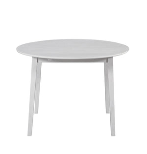Steve Silver Naples 42-Inch Drop-Leaf Dining Table In Antique White