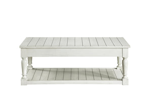 Steve Silver Hemingway Lift-Top Cocktail Table In Alabaster