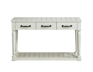 Steve Silver Hemingway Sofa Table In Alabaster