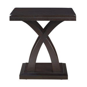 Steve Silver Jocelyn End Table In Espresso Cherry