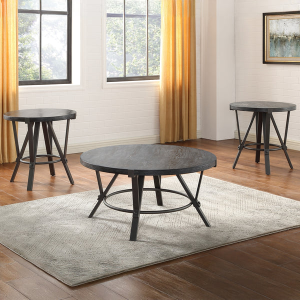 Steve Silver Portland Neutral Gray Side Table