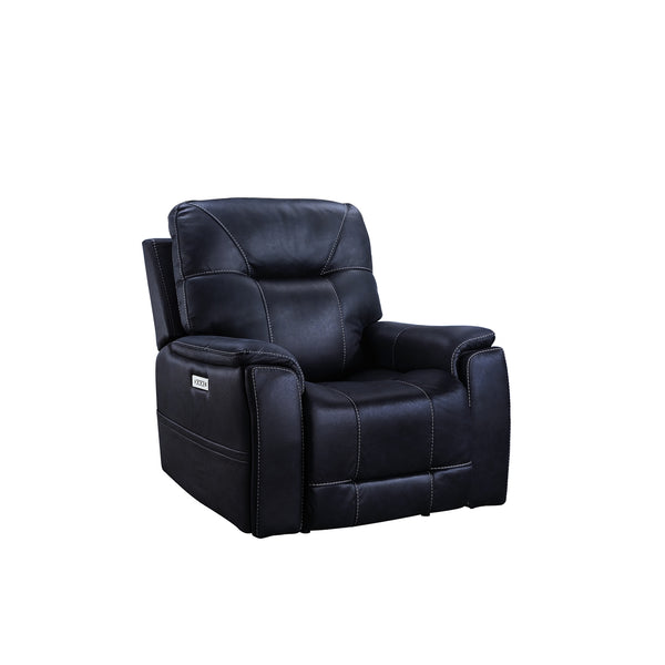 Steve Silver Lexington Power Media Recliner Ocean Blue