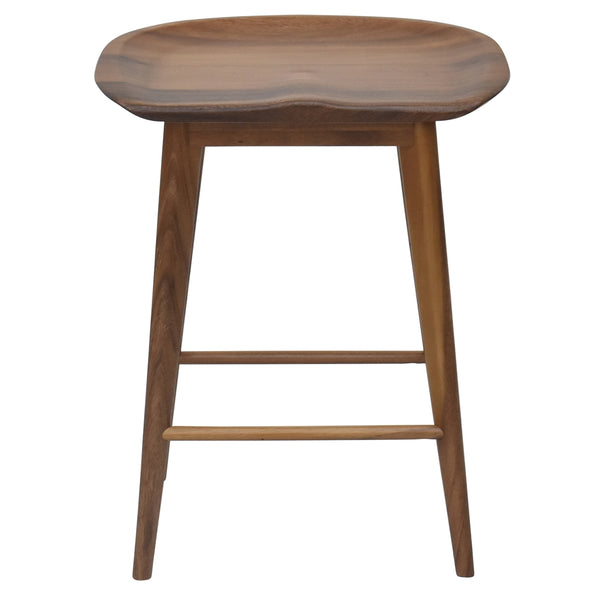 Steve Silver Hilton 24-Inch Backless Counter-Height Stool In Natural Brown