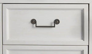 American Woodcrafters Dunescape 2 Door Nightstand Painted White
