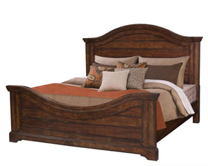 American Woodcrafters Stonebrook Queen Panel Headboard Tabacco