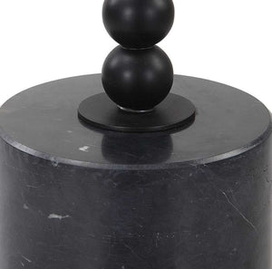 Uttermost Bead Black Drink Table