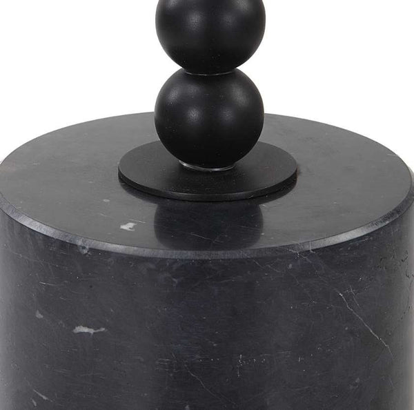 Uttermost Bead Black Drink Table