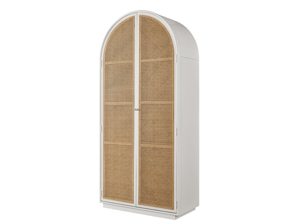 Universal Nomad Golden Hour Glacier/Light Brown Armoire Cabinet