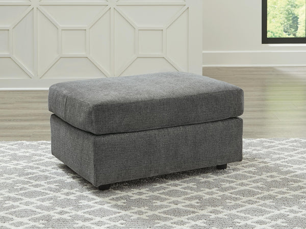 Stairatt Fabric Ottoman Gravel