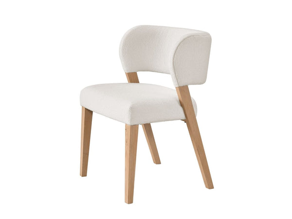 Universal Nomad Canberra Ivory/Tech Oak Prier Side Chair