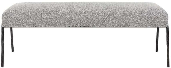 Uttermost Jacobsen Black/Gray Bench