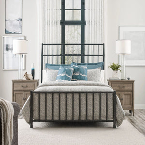 Kincaid Acquisitions Sylvan Black Queen Metal Bed