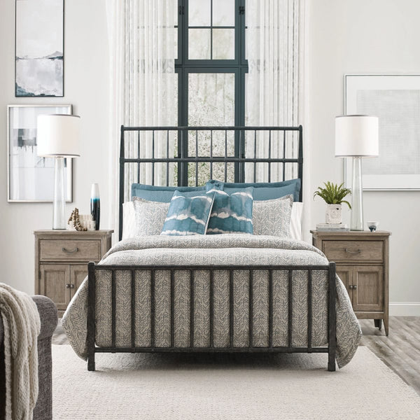 Kincaid Acquisitions Sylvan Black Queen Metal Bed