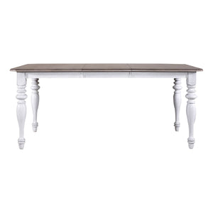Liberty Furniture Ocean Isle Antique White Rectangular Leg Table