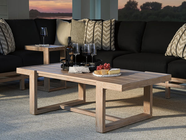 Tommy Bahama Outdoor by Lexington Stillwater Cove Rectangular Cocktail Coffee Table
