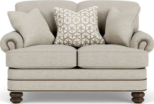 Flexsteel Bay Bridge Silver Driftwood Loveseat