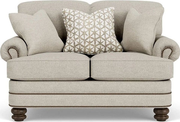 Flexsteel Bay Bridge Silver Driftwood Loveseat