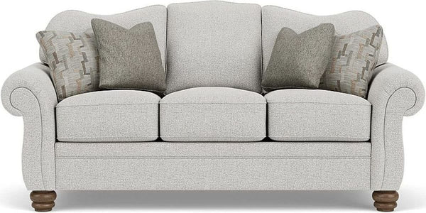 Flexsteel Bexley Rolled Arm Silver Driftwood Sofa