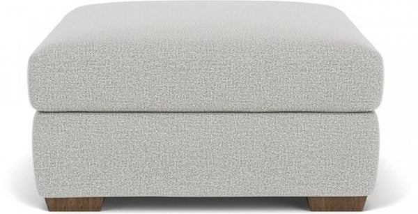 Flexsteel Collins Glacier Square Cocktail Ottoman