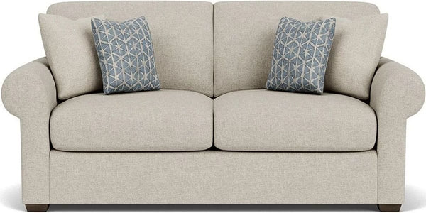 Flexsteel Randall Silver Driftwood Two-Cushion Sofa