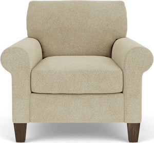 Flexsteel South Haven Antique Rolled Arm Chair