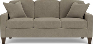 Flexsteel South Haven Contemporary Gray Dove Sofa