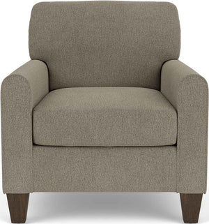 Flexsteel South Haven Gray Dove Chair with Square Legs
