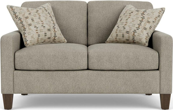 Flexsteel South Haven Silver Pebble Loveseat