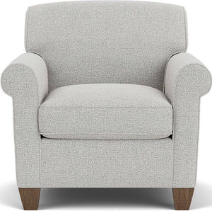 Flexsteel South Haven Transitional Silver Glacier Chair