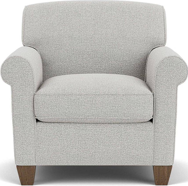 Flexsteel South Haven Transitional Silver Glacier Chair