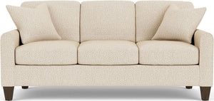 Flexsteel South Haven Transitional White Moondust Sofa