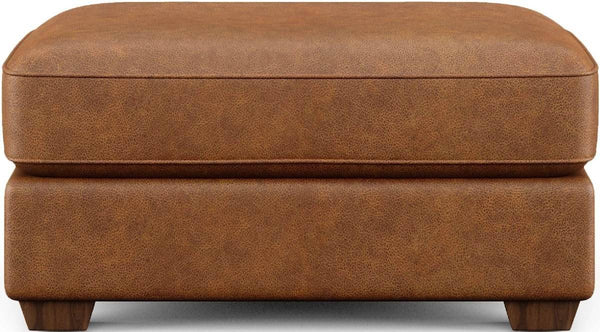 Flexsteel Thornton Light Brown Cocktail Ottoman
