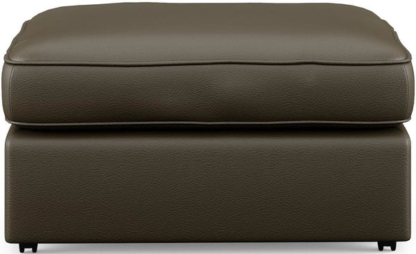 Flexsteel Vail Dark Brown Ottoman