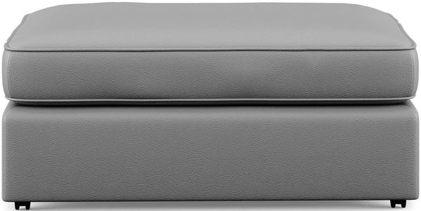 Flexsteel Vail Light Gray Cocktail Ottoman