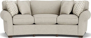 Flexsteel Vail Silver Driftwood Conversation Sofa