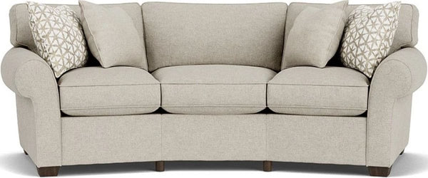 Flexsteel Vail Silver Driftwood Conversation Sofa