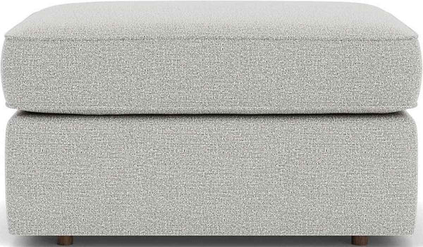 Flexsteel Vail Silver Glacier Ottoman