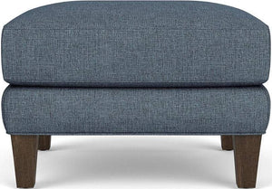 Flexsteel Venture Blue Dusk Ottoman