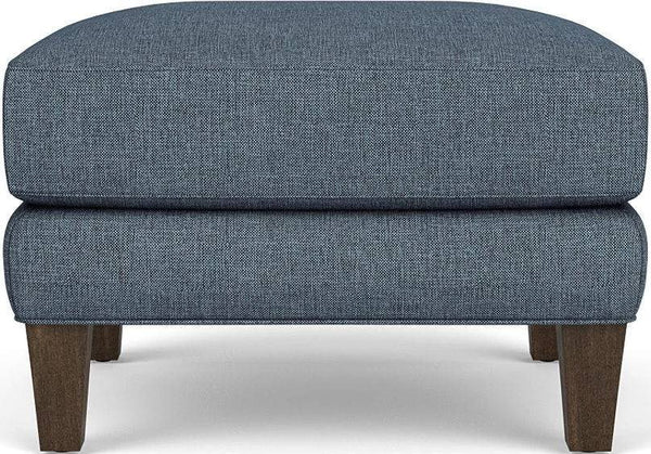 Flexsteel Venture Blue Dusk Ottoman