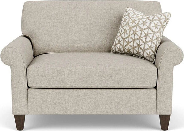 Flexsteel Westside Silver Driftwood Oversized Chair & a Half