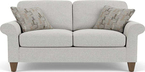Flexsteel Westside Silver Glacier Loveseat