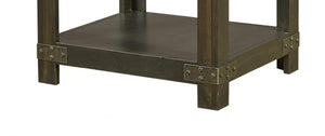 Aspenhome Industrial Ghost Black End Table