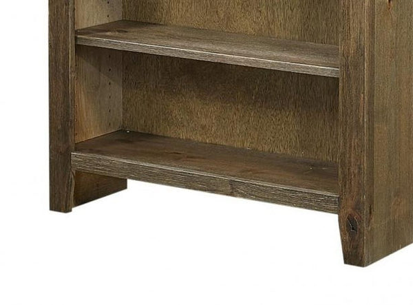 Aspenhome Alder Grove Brindle 74 Inch Bookcase with 1 Fixed & 3 Adjustable Shelves
