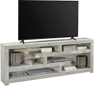 Aspenhome Avery Loft Limestone 72 Inch Open Display/Tv Stand Console