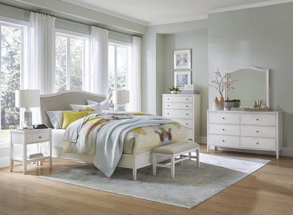 Aspenhome Charlotte White Landscape Mirror