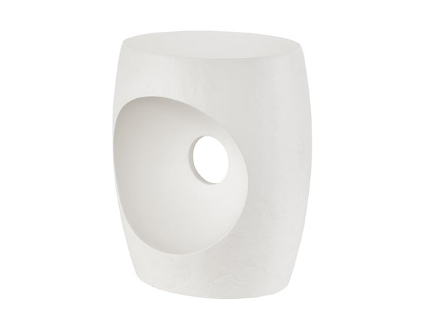 Universal Nomad Canyo White Accent Table