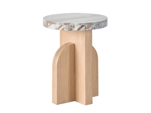 Universal Nomad Riverine Tech Oak Accent Table