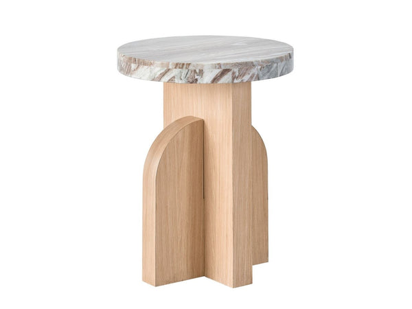 Universal Nomad Riverine Tech Oak Accent Table